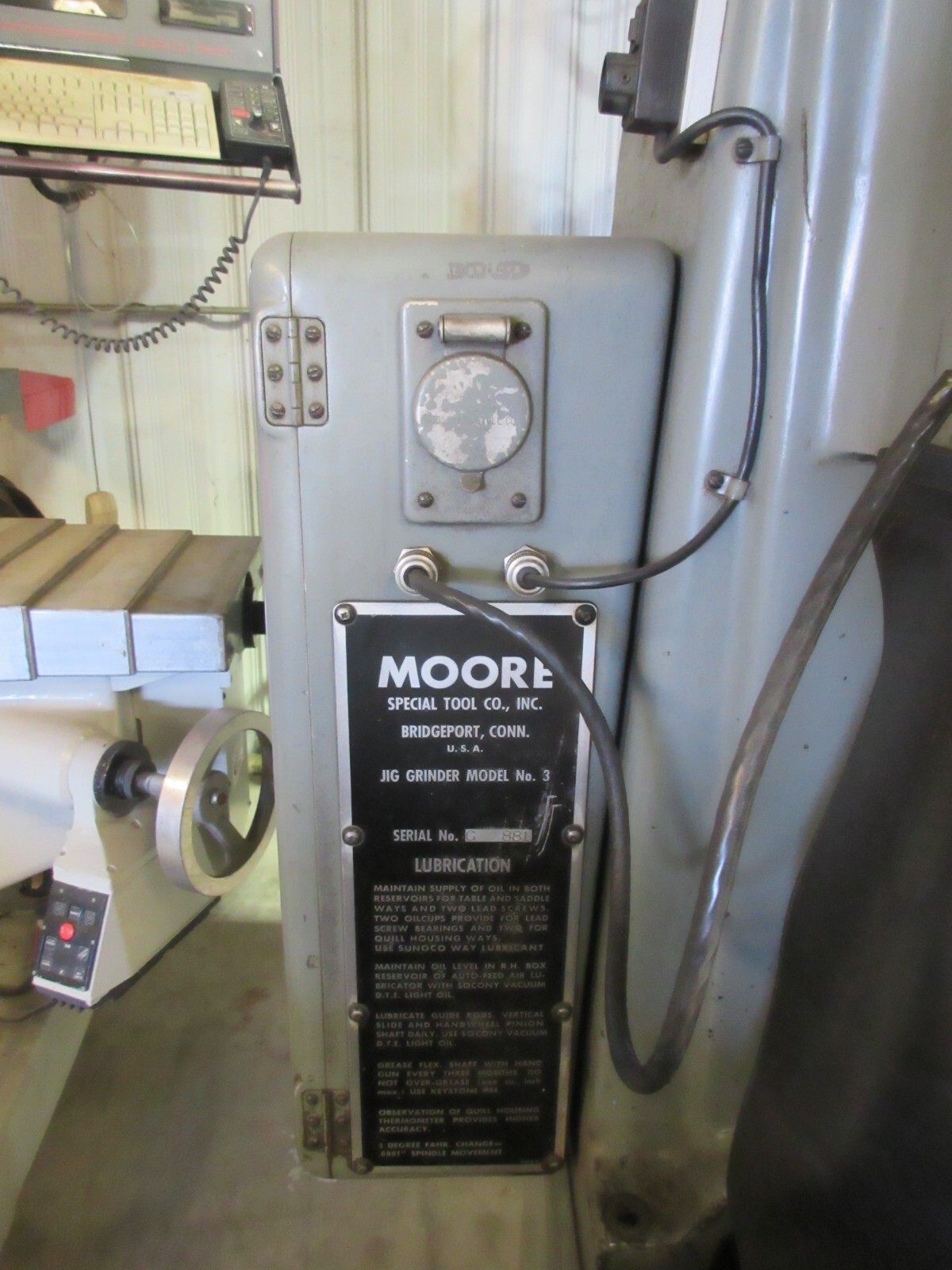 Moore #3, jig grinder - Image 8