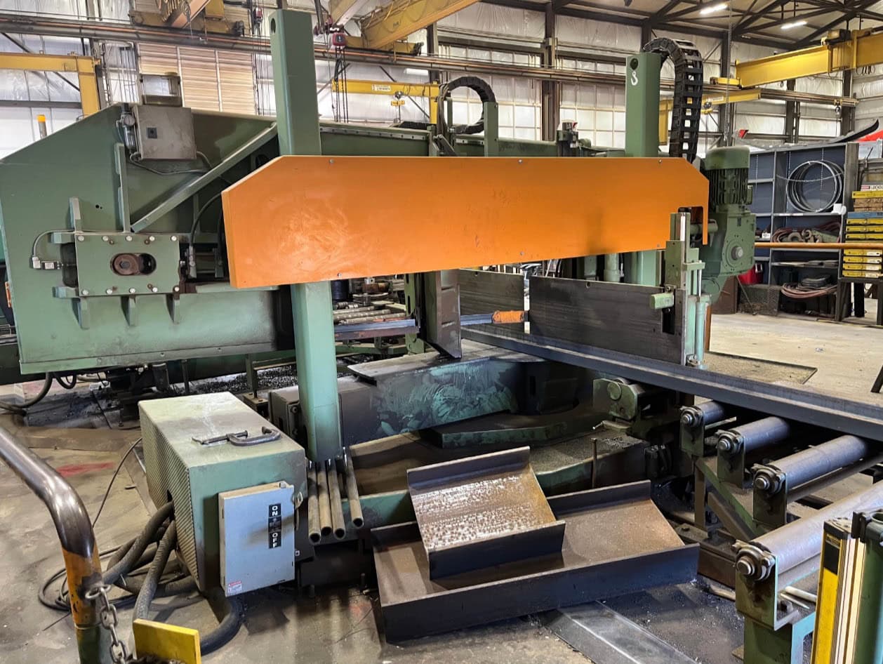 Peddinghaus #PCD-1100, Beam Drill Line with 1100-510 DG Miter Saw, 2009 - Image 8