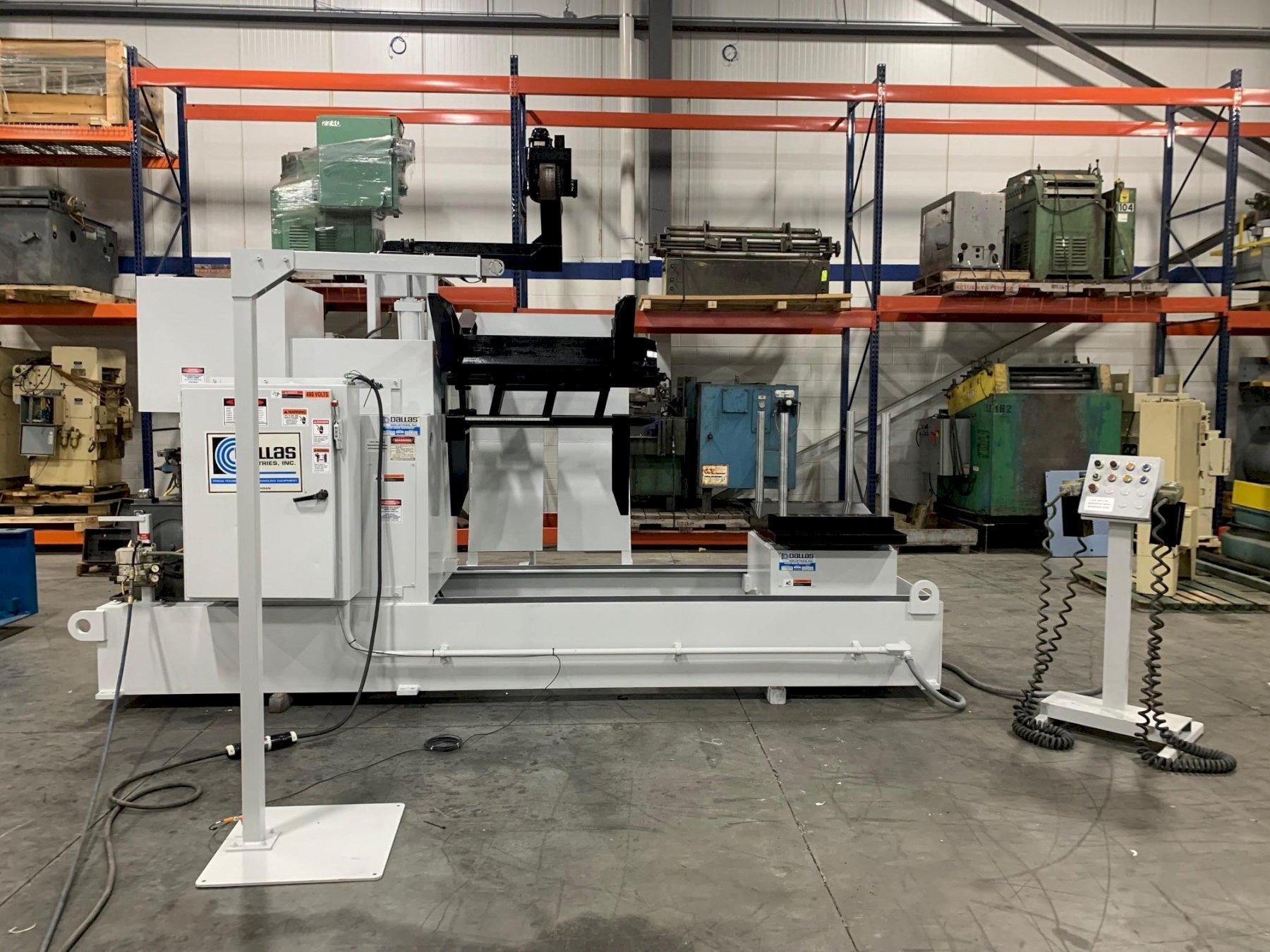 10000 lb. Dallas Ind. #DPR-10,000# x 36-RH, motorized coil reel uncoiler & load car, 36" width, 60" outside - Image 3