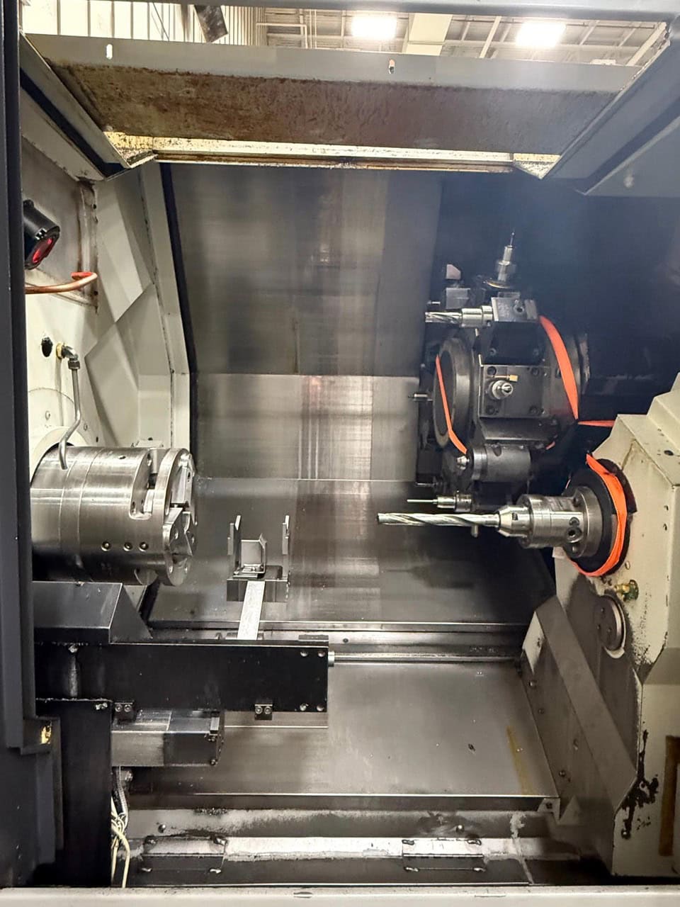 Mori Seiki #NLX-2500SMC/700, CNC lathe, 10" chuck, 3.5" bar, 31.3" centers, probing, chip conveyor, tooling - Image 3