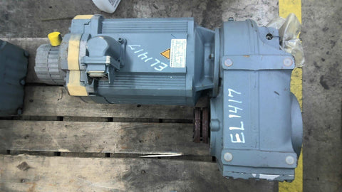 4500 RPM in, Sew #FH57BCM-112S/BR/TF/VR/AS1H/SB50, 423 RPM out, 10.64:1 ratio, brake gear redcuer - Image 3