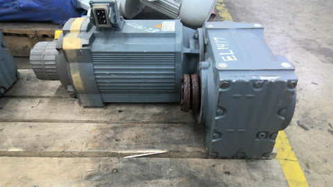 4500 RPM in, Sew #FH57BCM-112S/BR/TF/VR/AS1H/SB50, 423 RPM out, 10.64:1 ratio, brake gear redcuer - Image 4