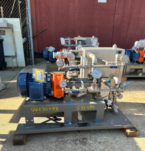 Flowserve #LPHR-25007-AB-AHF-4B-4, liquid ring vacuum pump, 3 HP, 2020 - Image 1