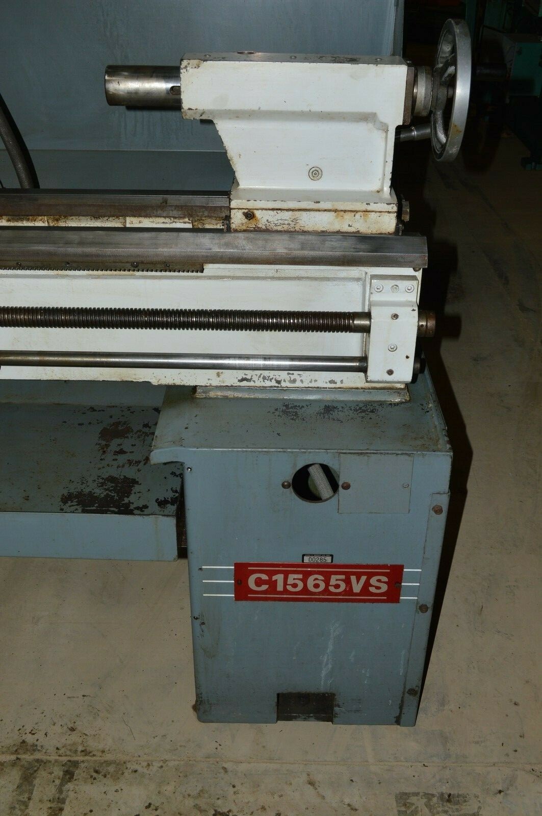 17-3/4" x 65" Clausing Metosa #C1565VS, gap bed geared head lathe, 10-5/8" socs, 10" 6-jaw, 2300 RPM, 7-1/2" - Image 7