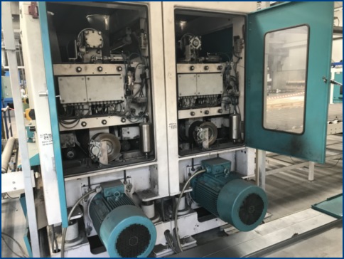 KBM, sheet to sheet grinding & brushing/sanitizing line, Siemens S7 PLC, 2009 - Image 6