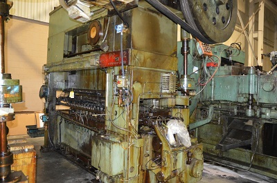 75 Ton, Waterbury-Farrel #PC-112, transfer press, 12 stations, 7" stroke, 60-100 SPM, air clutch & brake - Image 1