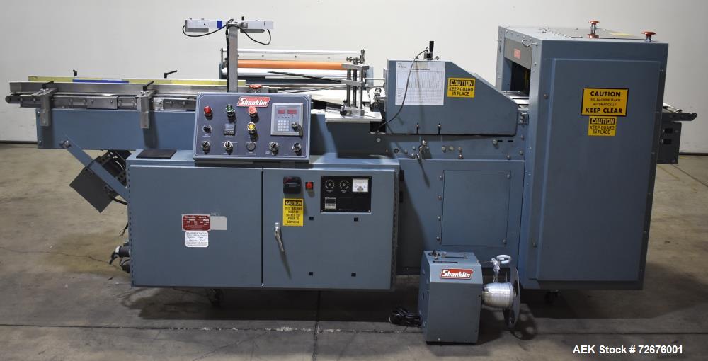 Shanklin #F-1, Horizontal Form-Fill-Seal Wrapper, up to 50 packages per min, 60 linear feet per min, 6" - 48" - Image 1