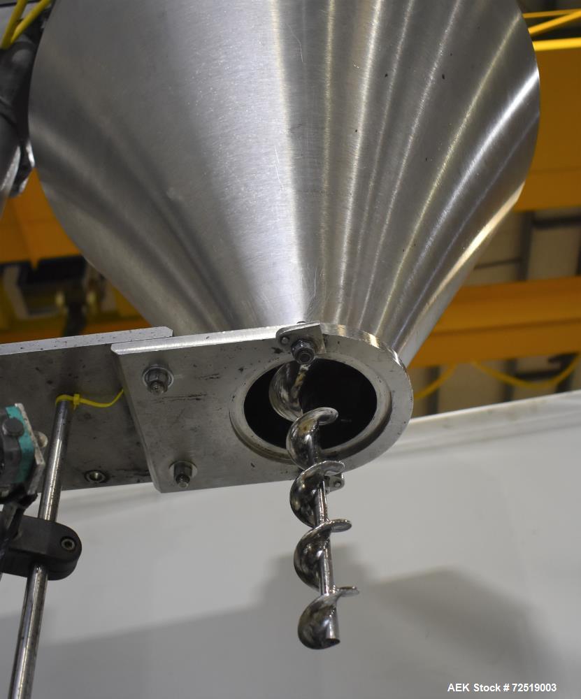 PerFil #PF-15S, servo auger filler, foot pedal operation, control panel with Mitsubishi FX PLC, Baldor AC - Image 9