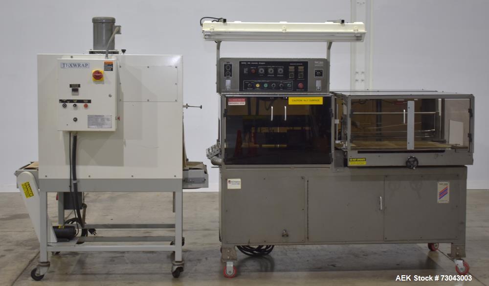 TPA 1000 Automatic L-Bar Shrink Wrapper with Texwrap Model T1322 Shrink Tunnel, Wrapper has approx 19" W x - Image 1