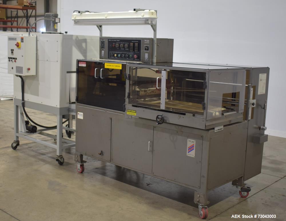 TPA 1000 Automatic L-Bar Shrink Wrapper with Texwrap Model T1322 Shrink Tunnel, Wrapper has approx 19" W x - Image 2