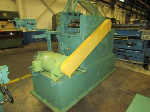 1" Torrington #1821, 12 roll straightener, L to R, 60000 psi, 30 HP, 1150 RPM, 500 VDC - Image 4