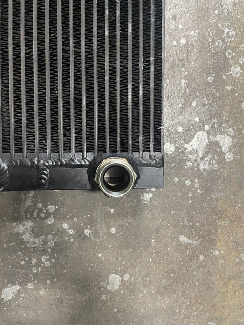 cooler for oem Atlas Copco #GA55+, vertical rotary screw air compressor cooler ONLY - Image 3