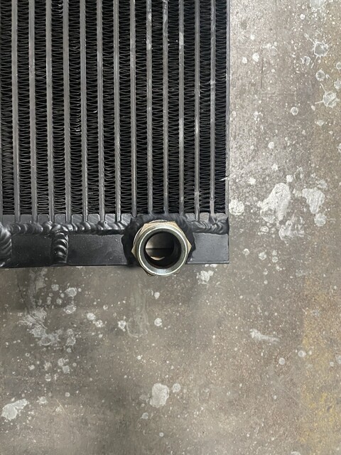 cooler for oem Atlas Copco #GA55+, vertical rotary screw air compressor cooler ONLY - Image 10