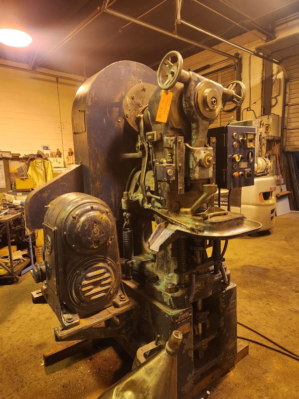 20 Ton, Stokes #R4-526-1, Tablet Compacting Press, single station, mechanical, dual motion, air clutch - Image 1