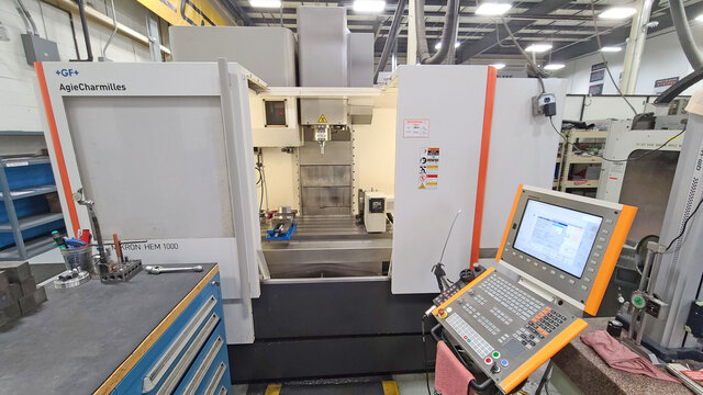 GF Mikron #HEM-1000, 4-Axis CNC vertical machining center, 2014 - Image 1