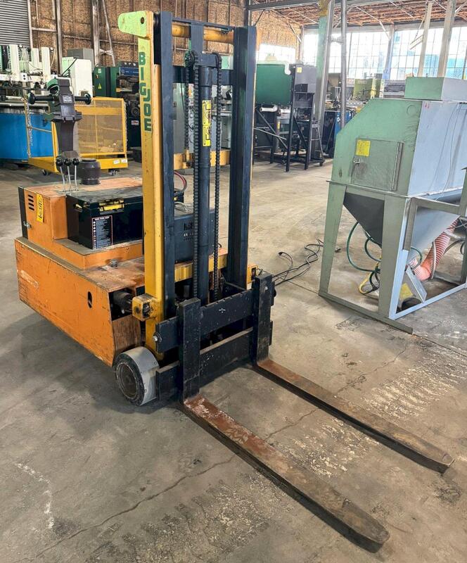 2500 lb. Big Joe #PDC-25-106, electric lift truck, walk behind, 106" lift height - Image 2