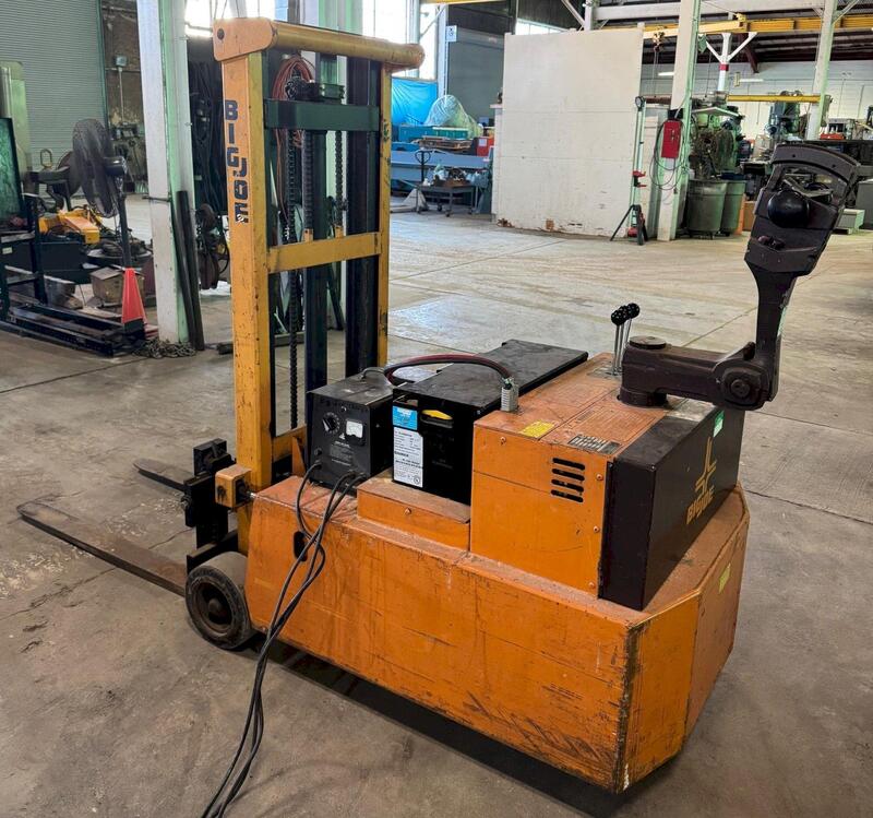 2500 lb. Big Joe #PDC-25-106, electric lift truck, walk behind, 106" lift height - Image 4
