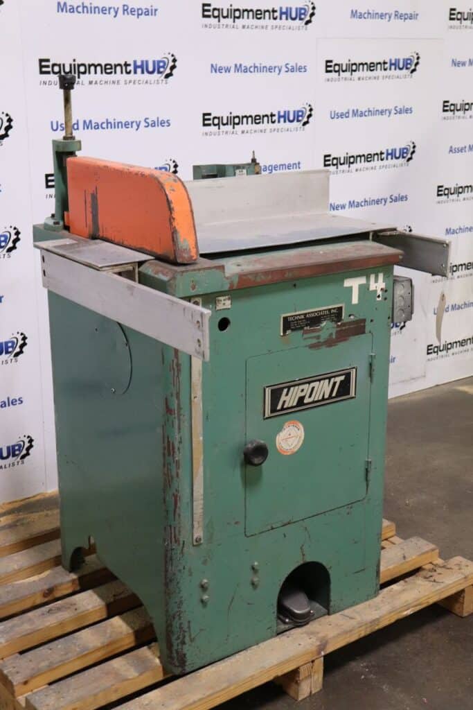 Technik Associates #HiPoint, pneumatic 18" upcut cutoff saw, 10 HP, overhead hold down clamp - Image 2