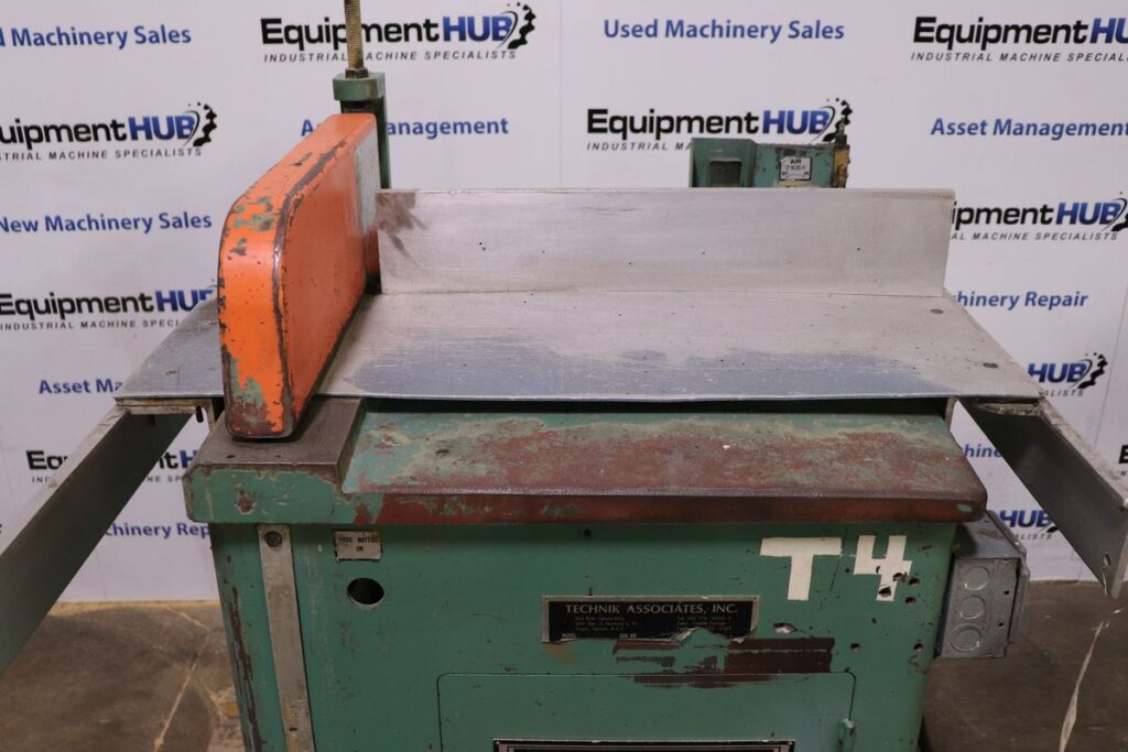 Technik Associates #HiPoint, pneumatic 18" upcut cutoff saw, 10 HP, overhead hold down clamp - Image 4