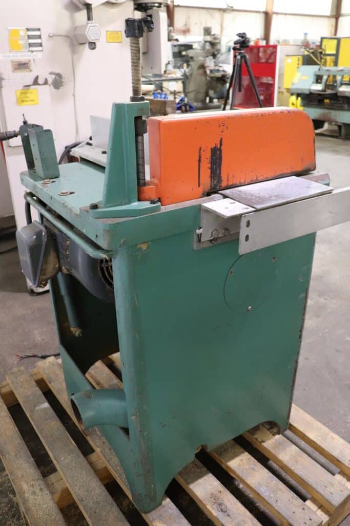 Technik Associates #HiPoint, pneumatic 18" upcut cutoff saw, 10 HP, overhead hold down clamp - Image 8
