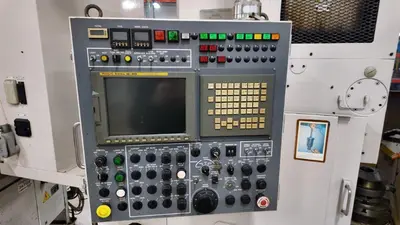 Karats #GSM-12N, CNC gear shaper, 4-Axis CNC controlled w/Fanuc 18 controls, 10" dia. x 2" stroke, 2006 - Image 4