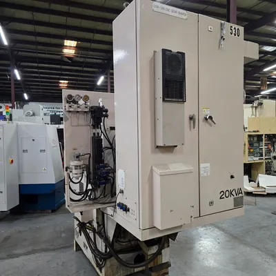 Karats #GSM-12N, CNC gear shaper, 4-Axis CNC controlled w/Fanuc 18 controls, 10" dia. x 2" stroke, 2006 - Image 9