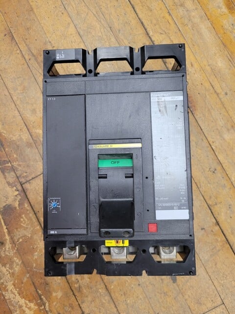 600 Amps, Square D, MGP36600, Bolt-On Circuit Breaker 600A 600VAC 3P - Image 2
