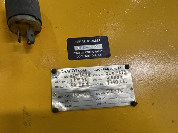 50000 lb. Drafto #41-1078, coil grab, 1991 - Image 7