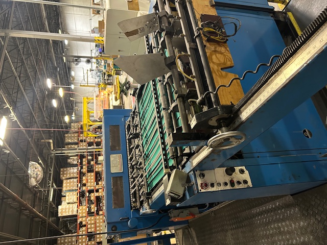 57" SHM #1400, single rotary sheeter, 55" unwind - Image 1