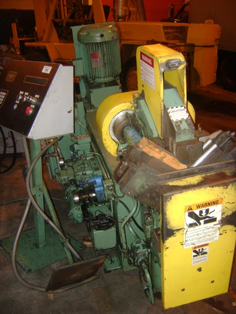 Pines #5T, vertical hydraulic tube bender, pedestal mounted controls, Bijur lube system, 1986 - Image 3