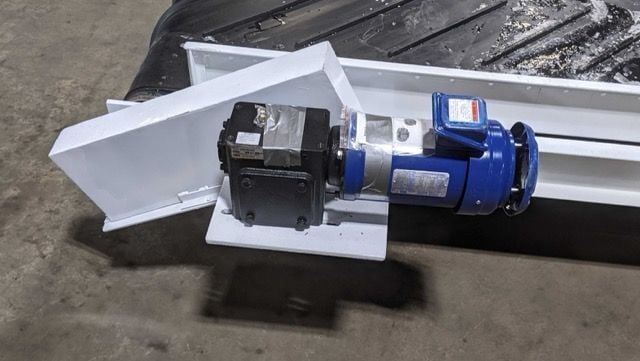 48" wide x 21' long, Rubber belt conveyor, 2 HP, 230/460 V., sides, new - Image 3