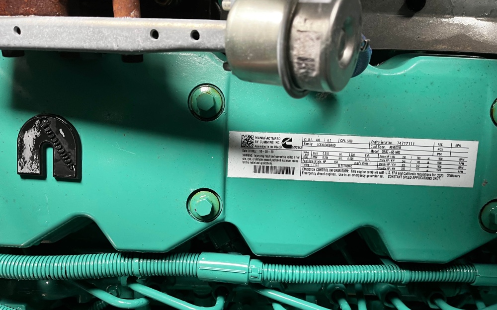 150 KW Cummins #C150D6D, standby, Tier 3, sound attenuated enclosure, 120/240/208/277/480 Volts, 3 hours - Image 10