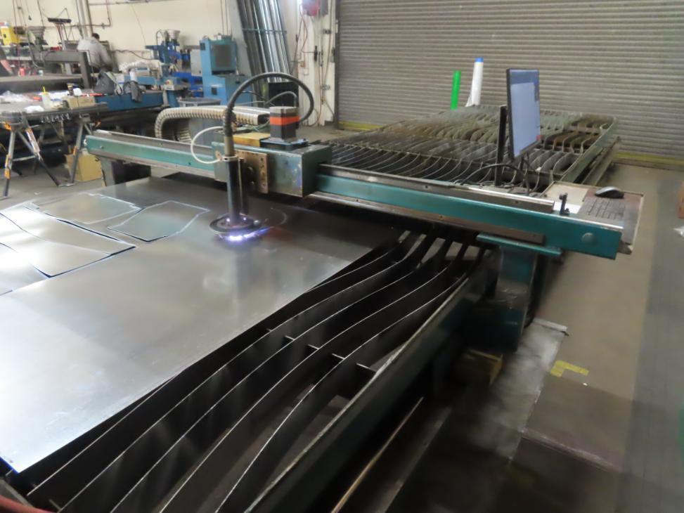 Lockformer #Vulcan-2900, plasma burn table, 10' x5'tbl., Hypertherm Powermax 85 power supply, 1998 - Image 7