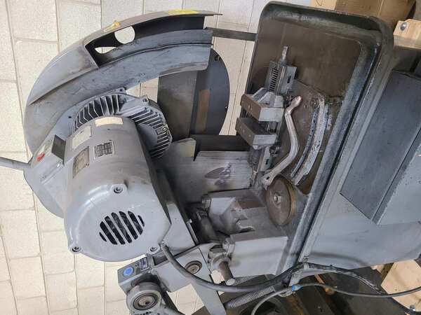 Stone #M160, abrasive saw, 20" cut-off wheel, 6" vise, amp meter, 15 HP - Image 2