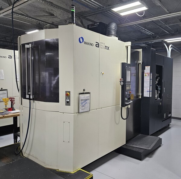 Makino #A61NX, CNC horizontal machining center, Pro 5 Control, 28.7" X, 25.6" Y, 31.5" Z, 14000 RPM, 60 - Image 1
