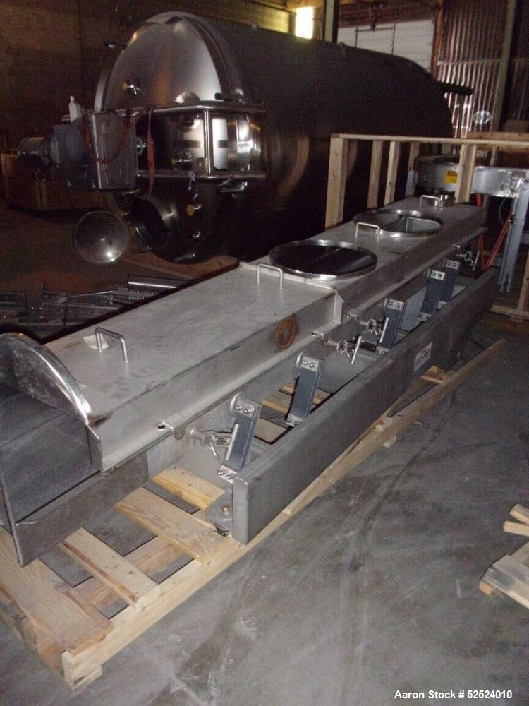 18" wide x 112" long, Key Iso Flo #431751-1, Shaker/Feeder, Stainless Steel sanitary construction, Stainless - Image 2