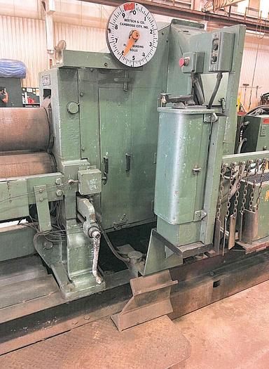 8' x 1/2" Bertsch #9, initial type plate bending roll, air drop end, beam mounted, no pit, #30632 - Image 10