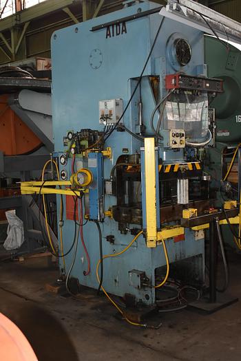 88 Ton, Aida #NC1-80(1), single crank gap frame press, 3.93" stroke, 10 HP, #30602 - Image 4