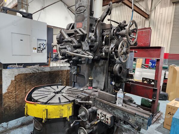 33" Bullard #33, vertical turret lathe, 8.2 to 100 RPM, 33" 4-Jaw chuck, 35" swing side head below table - Image 5