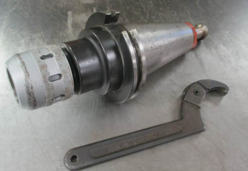 3/4" HR Brand 3/4"collet type hydraulic milling chuck, Cat 50 shank w/Haas stud - Image 1
