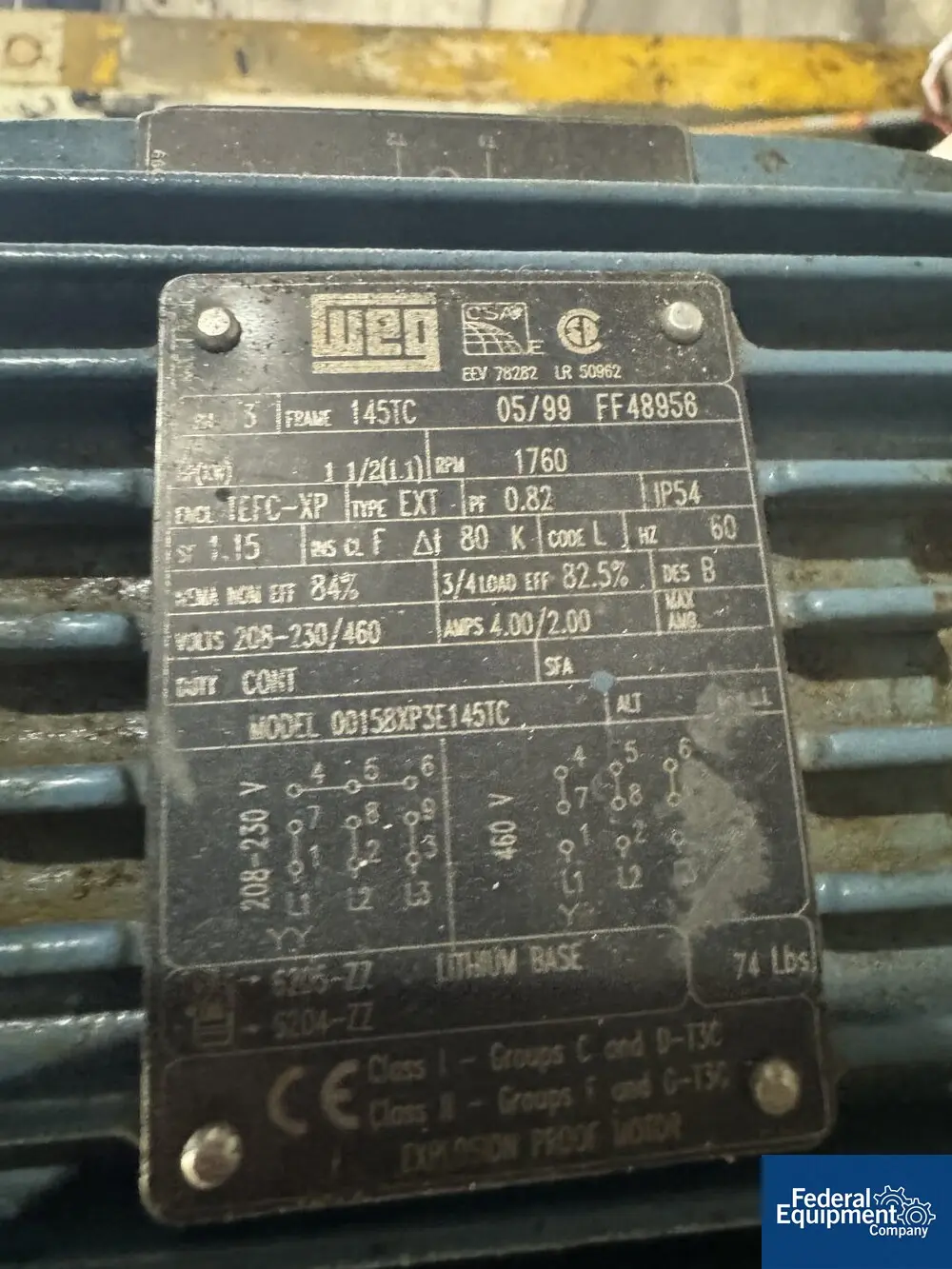 10 KW Chromalox #NWHO-06-010-E3XX, 150psi, 2 HP - Image 7
