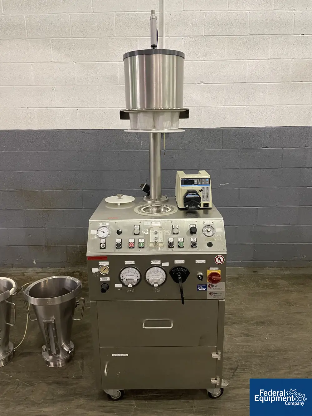 Glatt #UNI-GLATT, fluid bed dryer system, 1.76 kW, 220 V., Masterflex L/S drive #7518-60, 1.6-100 RPM, 2000 - Image 3
