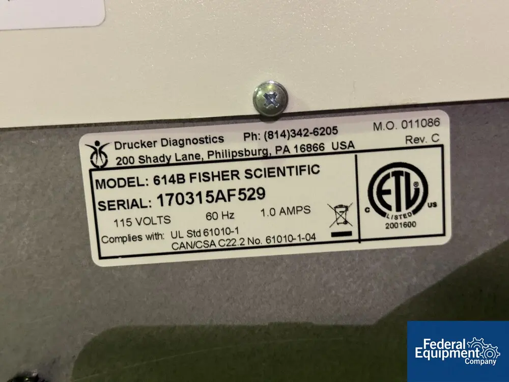 Fisher Scientific Horizon Systems #614B, centrifuge, capacity 6 (3 available) - Image 2