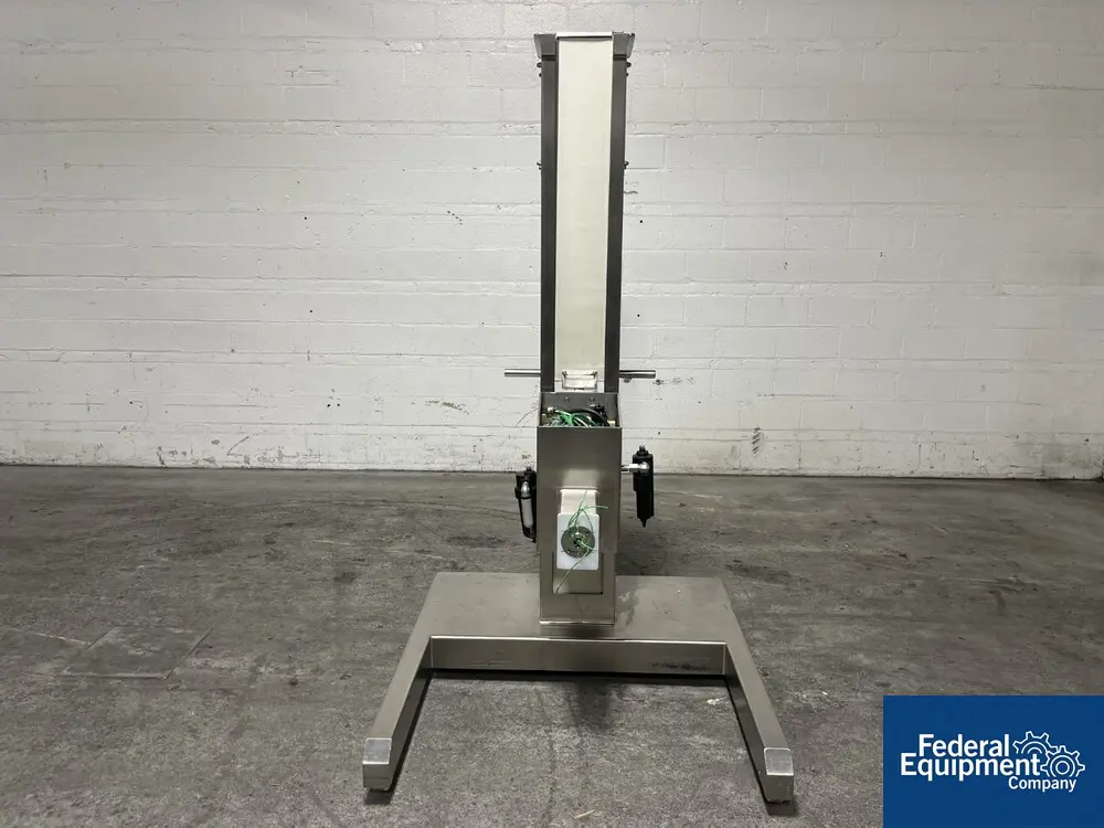 Metolift #TULM-02-DM-I, portable hydraulic drum dumper, parts only, Stainless Steel, - Image 1