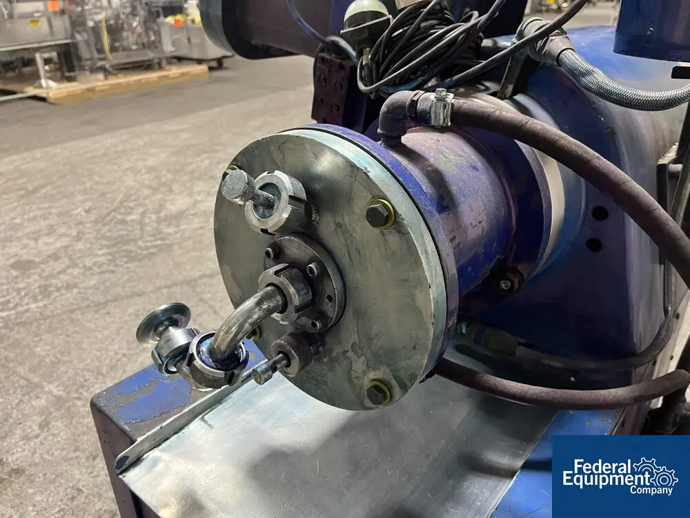Netzsch #LMZ2, media mill, 2 L jacketed bowl, 10 HP w/ controls & base, 2000 - Image 7