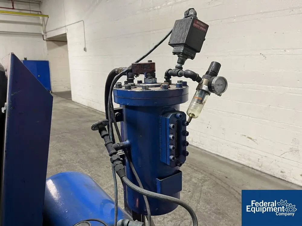 Netzsch #LMZ2, media mill, 2 L jacketed bowl, 10 HP w/ controls & base, 2000 - Image 8