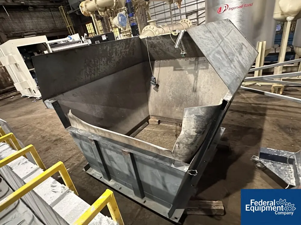 Vecoplan #RG-52/150-SPK-FF, single shaft shredder, 51" width x 15" diameter, 460V., horizontal hydraulic ram - Image 2