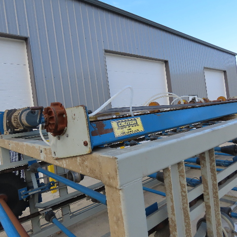 Thermofoil, 21 position textile vertical carousel with air knife 3"-4" core, 3 HP, 230/80 V. - Image 7
