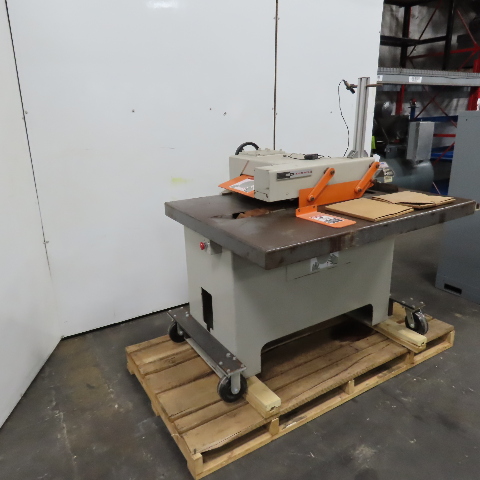 Diehl #ESL-10, 10" straight line rip saw, 7.5 HP, with laser & casters, 230/460 V., 2002 - Image 3