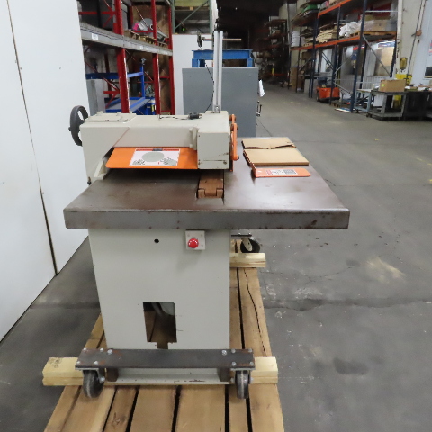 Diehl #ESL-10, 10" straight line rip saw, 7.5 HP, with laser & casters, 230/460 V., 2002 - Image 4